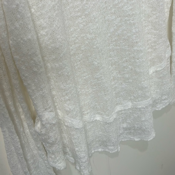 FP WE THE FREE Ocean Air Hacci Pullover Knit Sweater Ivory/White Size Small - Picture 16 of 16